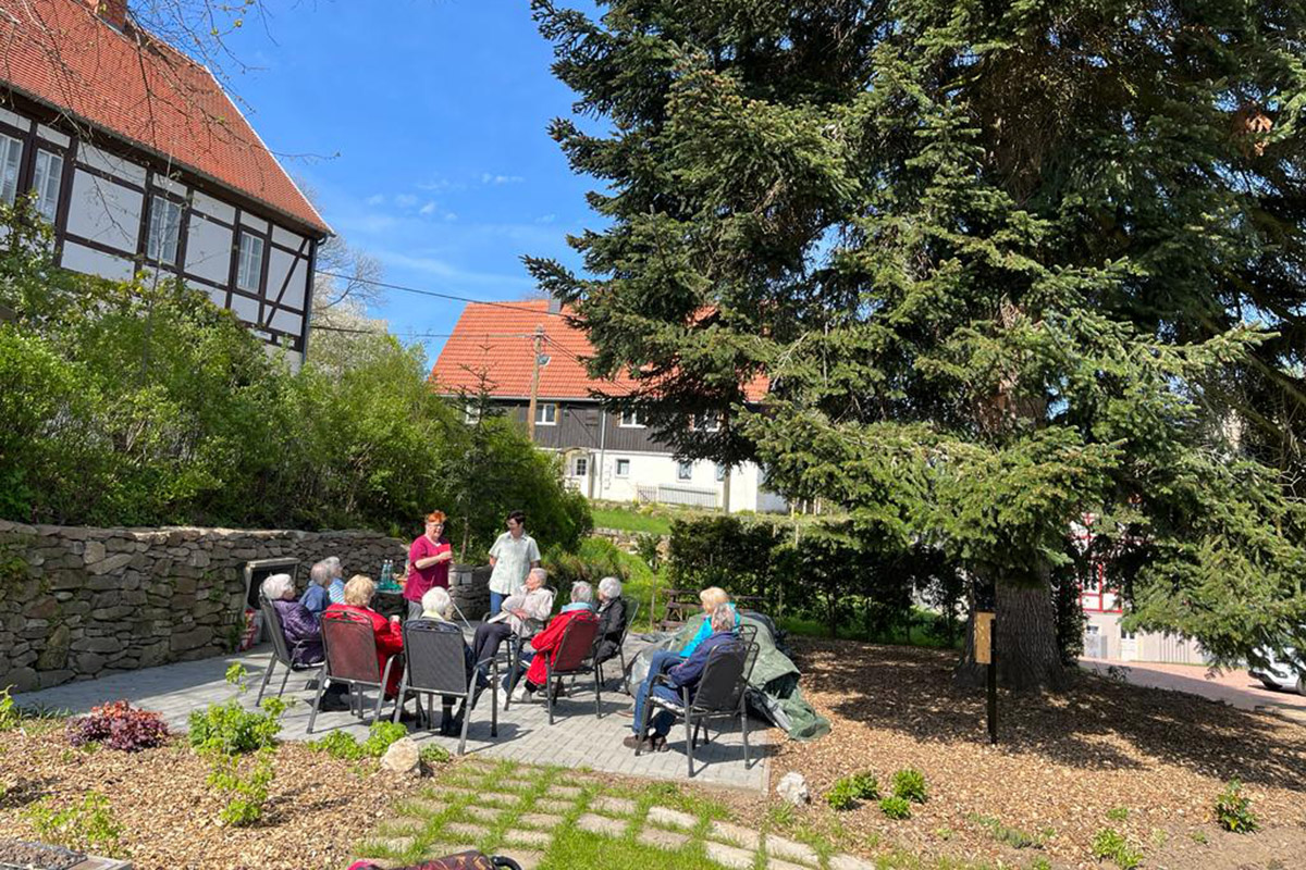 Im Garten tut sich was